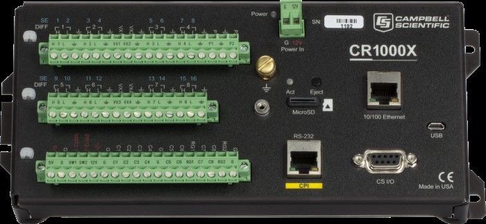 Measurement and Control Datalogger CR1000X